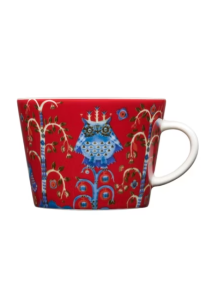 Чашка для кофе или капучино Iittala Taika 200мл красная сова