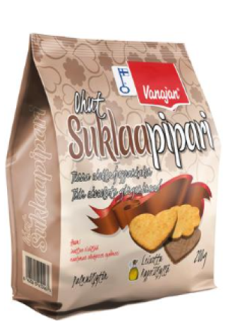 Имбирные пряники в шоколаде Vanajan Ohut Suklaapipari 200г