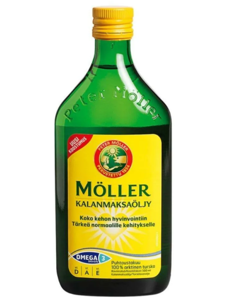 Рыбий жир Moller Omega-3 Kalanmaksaoljy 500мл