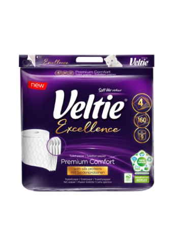 Туалетная бумага Veltie Wc-paperi 9шт четырехслойная