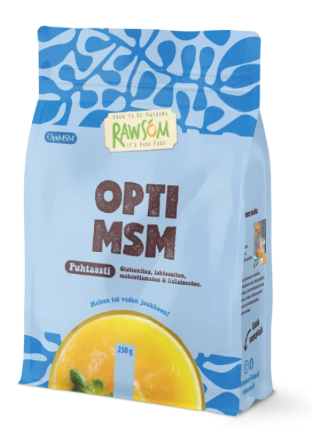 Органическая сера для суставов, волос и ногтей Rawsom Opti МСМ 250г