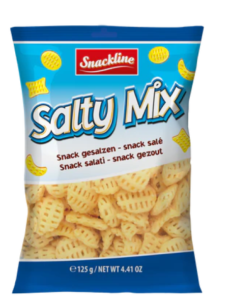 Картофельные снеки соленые Snackline Salty Mix 125г