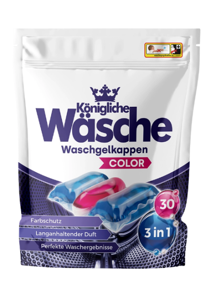 Капсулы для стирки Königliche Wäsche Color 30шт