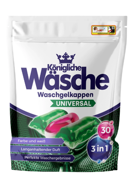 Капсулы для стирки Königliche Wäsche Universal 30шт