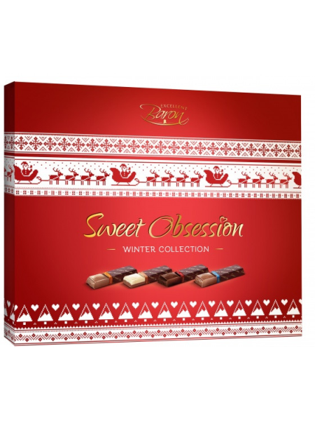 Шоколад в индивидуальной упаковке Baron Excellent Sweet Obsession 250г