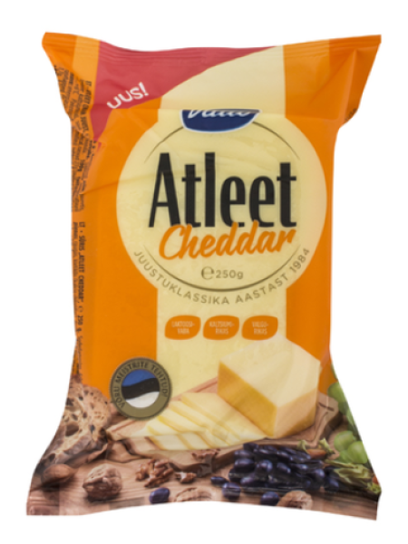 Сыр сливочный Atleet Cheddar 250г
