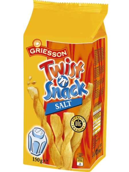 Хлебные палочки с солью Griesson Twist 'n' Snack Salt 150г