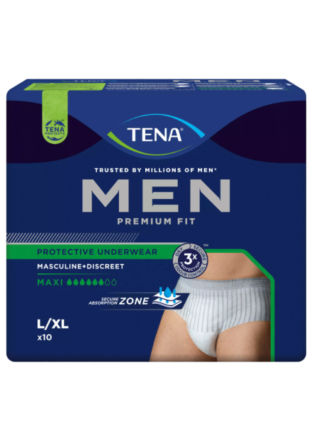Мужские трусики при недержании Tena Men Premium Fit Level 4 L/XL 10шт