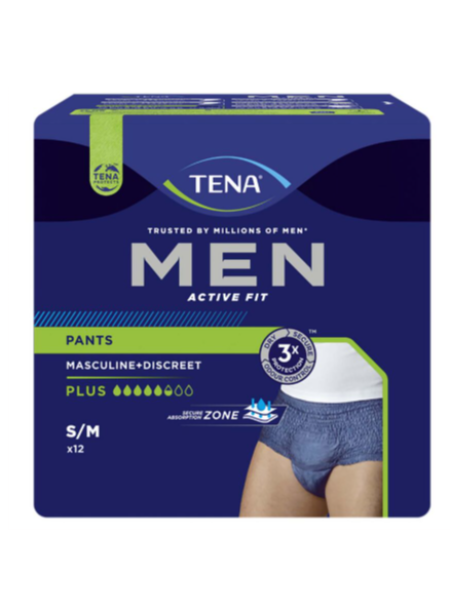 Трусики при недержании мочи Tena Men Pants Plus S/M 772522 12 шт