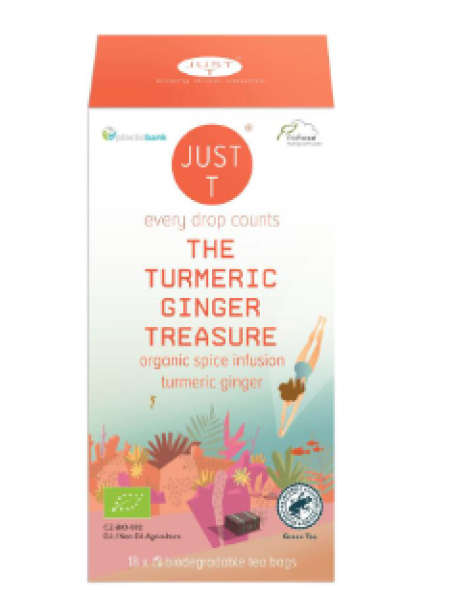 Смесь органического чая The Turmeric Ginger Treasure 18х 2г