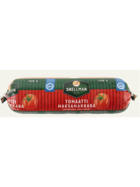 Ливерная колбаса с томатами Snellman Tomaattimaksamakkara 150г