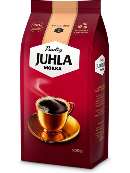 Кофе в зернах Paulig Juhla Mokka 500 г 