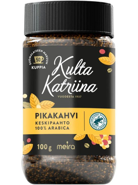 Растворимый кофе Kulta Katriina Pikakahvi 100г