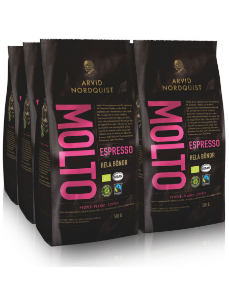 Кофе в зернах Arvid Nordquist Selection Molto Espresso 6 x 500 г