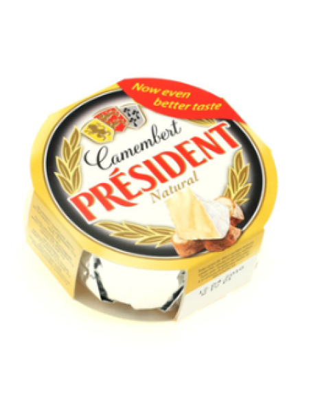 Сыр Камамбер PRESIDENT Camembert juust 120г