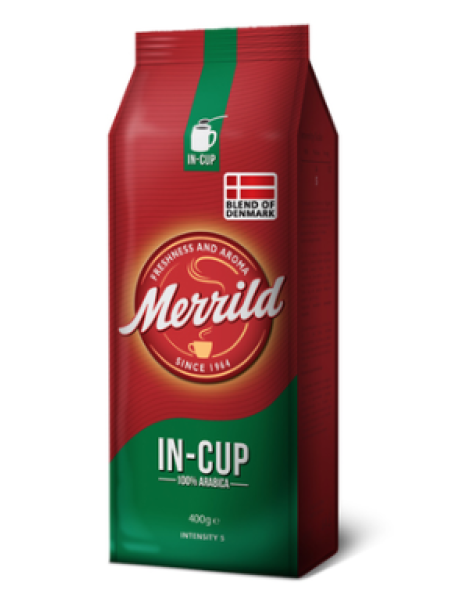Молотый кофе Merrild In-Cup 400 г для заваривания в чашке