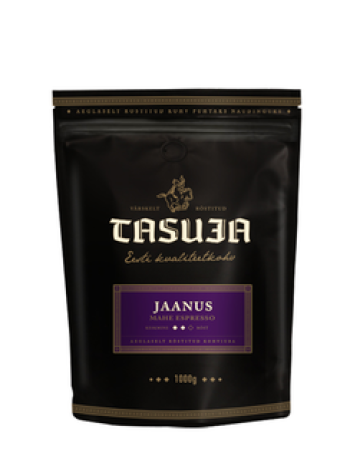 Кофе в зернах мягкий эспрессо Tasuja Jaanus 1кг