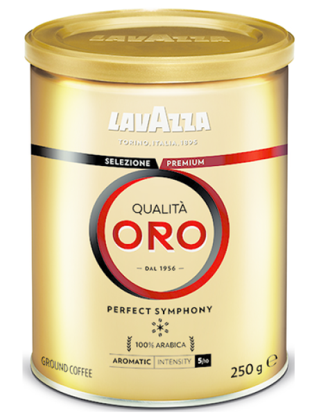 Молотый кофе LAVAZZA Qualita Oro в банке 250г