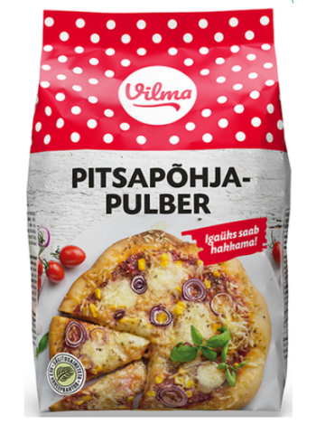 Мучная смесь для приготовления пиццы VILMA Pitsapõhjapulber 400г