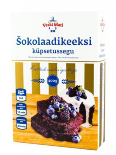 Смесь для выпечки шоколадного печенья VESKI MATI Šokolaadikeeksi küpsetussegu 400 г
