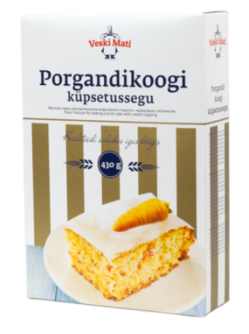 Мучная смесь для пиготовления морковного торта VESKI MATI Porgandikook 430г