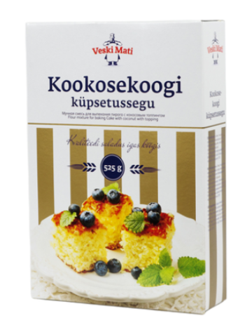 Мучная смесь для приготовления кокосового торта VESKI MATI Kookosekook 525г