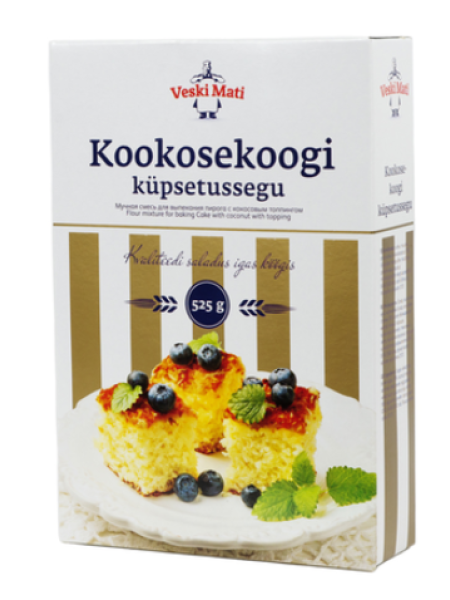 Мучная смесь для приготовления кокосового торта VESKI MATI Kookosekook 525г