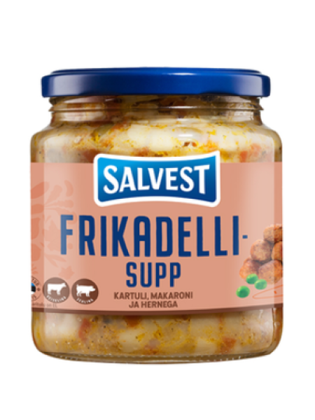 Суп готовый с фрикадельками SALVEST Frikadellisupp 530г