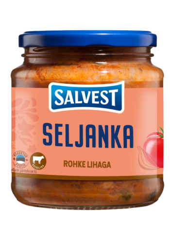 Готовая солянка в банке SALVEST Seljanka 530г