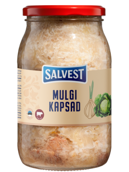 Капуста эстонская квашеная SALVEST Mulgikapsad 900г