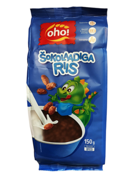 Воздушный рис с шоколадом OHO riis šokolaadiga 150г