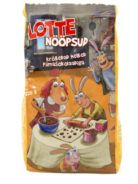 Хлопья хрустящие с молочным шоколадом Lotte Nöpsud 225 г