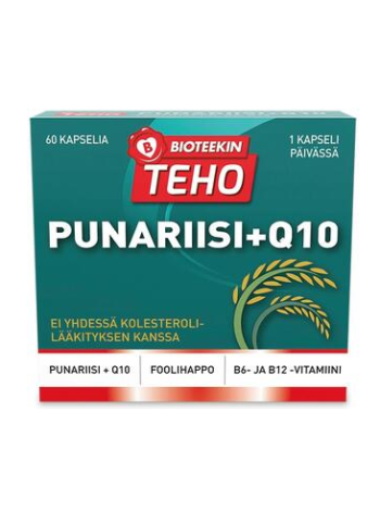 Ферментированный красный рис и убихинон Bioteekin Teho + Q 10 60капсул