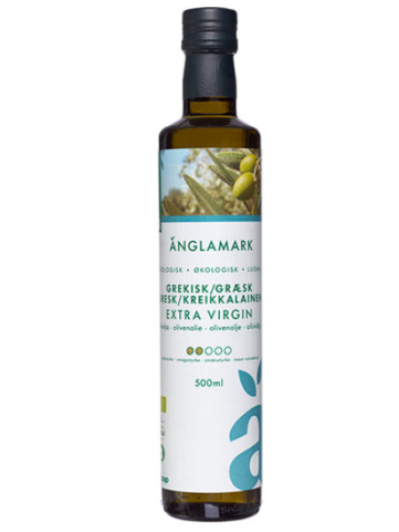Оливковое масло холодного отжима Änglamark 500 мл органическое