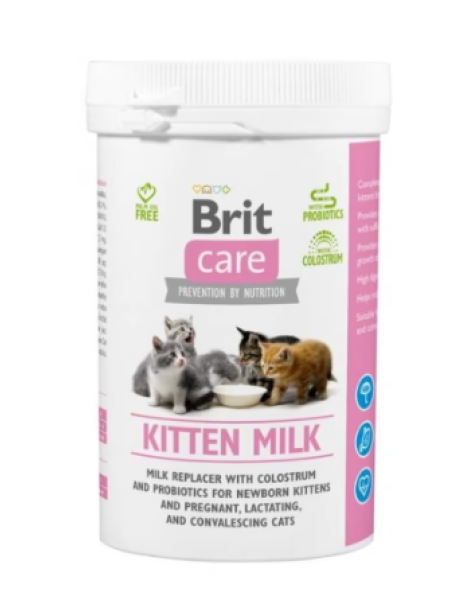 Заменитель грудного молока для котят Brit Care Kitten Milk 250 г