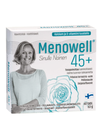 Препарат при менопаузе Menowell 45+ 60 таблеток