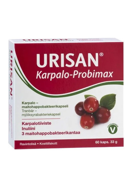 Капсулы Urisan Cranberry-Probimax 60 капсул клюква