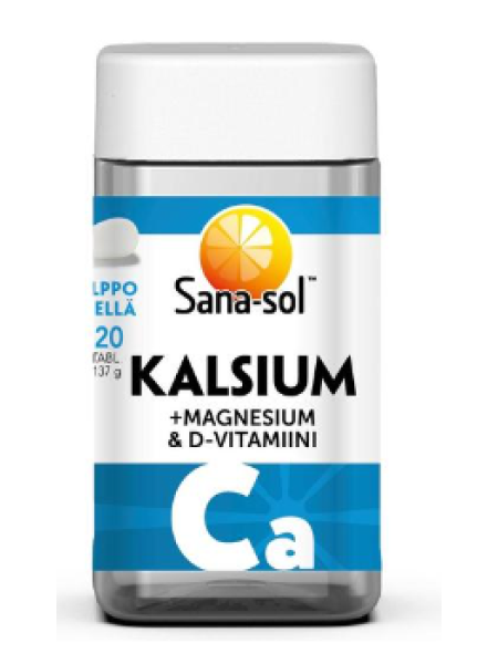 Пищевая добавка Sana-sol Calcium+magnesium+D 120шт кальций, магний и витамин D