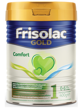 Смесь для детей с проблемами пищеварения 0-6 месяцев Frisolac Gold Comfort 1 400 г