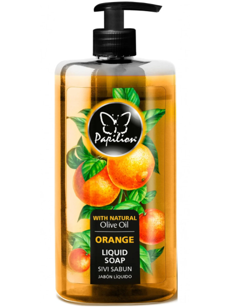 Жидкое мыло с апельсином и оливковым маслом Papilion 400мл