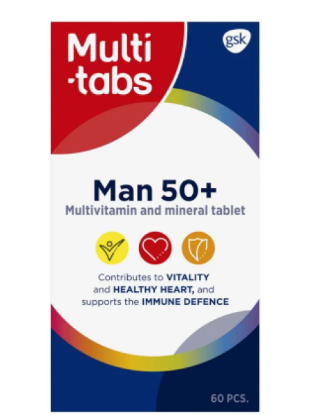 Витамины для мужчин Multi-tabs Man 50+ 60 шт