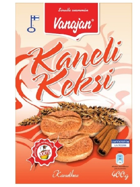 Печенье с корицей Vanajan kanelilla 400г