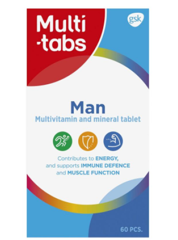 Витамины для мужчин MULTI-TABS MAN 60 шт