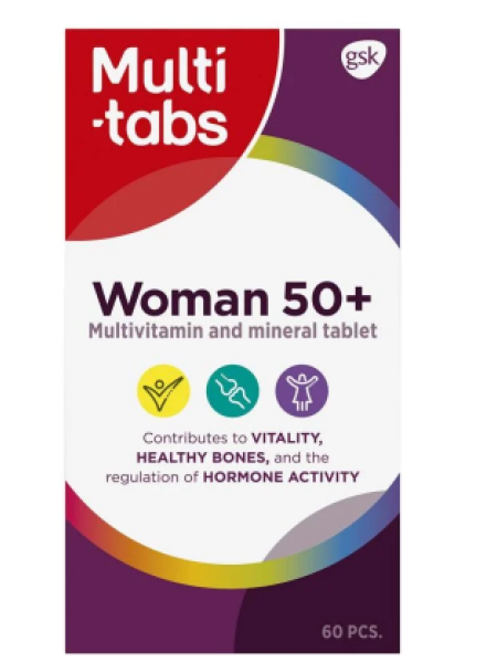Mультивитамины для женщин Multi-tabs woman 50+ 60 шт