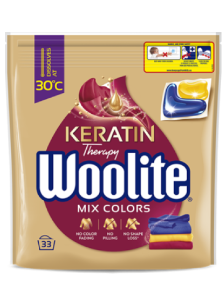 Гелевые капсулы Woolite Color 33шт для цветного белья
