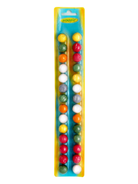 Жевательная резинка Woogie Chewing gum balls 28шт 70г разноцветные шарики