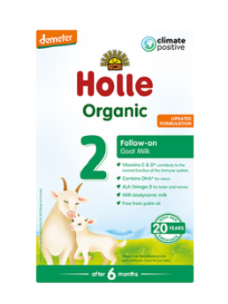 Детская молочная смесь на козьем молоке Holle Organic 2 400г с 6 месяцев
