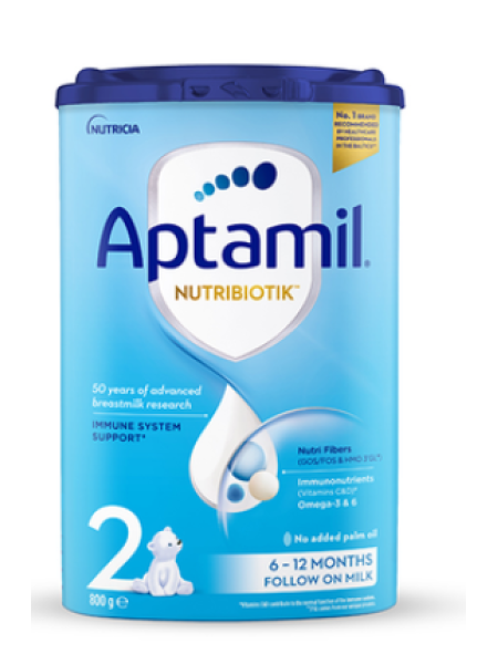 Детская смесь на молочной основе Aptamil NUTRIBIOTIK 2 800г с 6 месяцев
