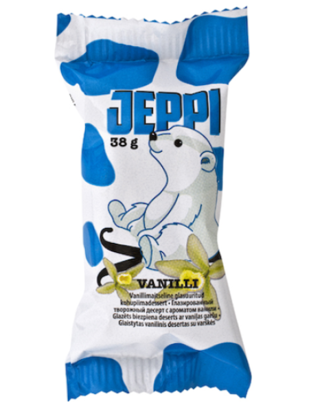 Глазированный сырок со вкусом ванили JEPPI 38 г