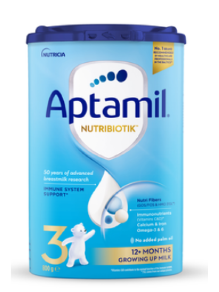 Детский молочный напиток Aptamil NUTRIBIOTIK 3 800г с 12 месяцев